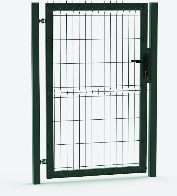Tvoris RAL7016 Pilka Viengubi varteliai su 3D segmento užpildu 1000x1730 mm