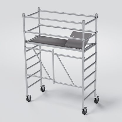 Tvoris Aliuminio mobilus sulankstomas bokštelis (A+B modulis)