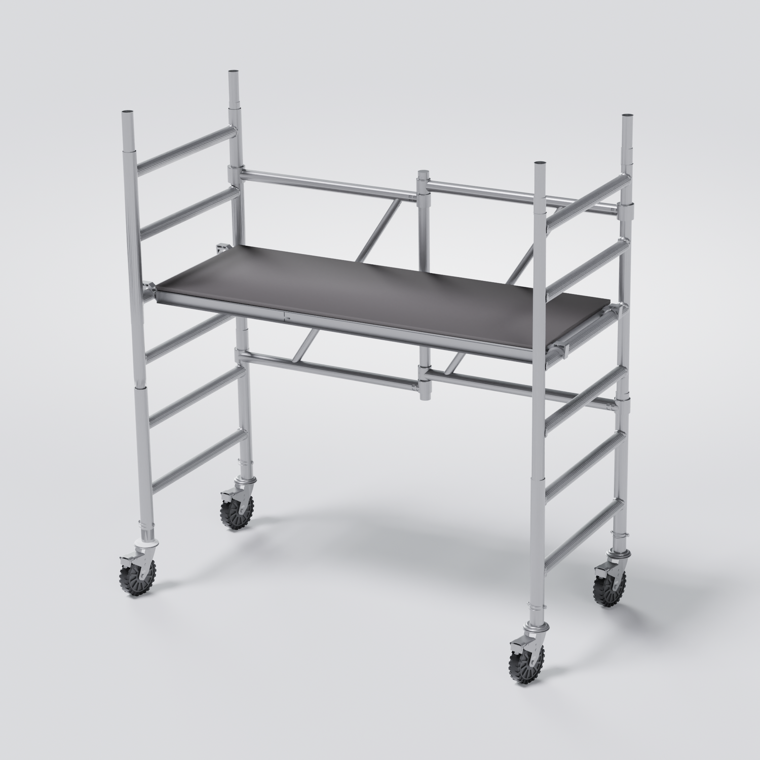 Tvoris Aliuminio mobilus sulankstomas bokštelis (A modulis)